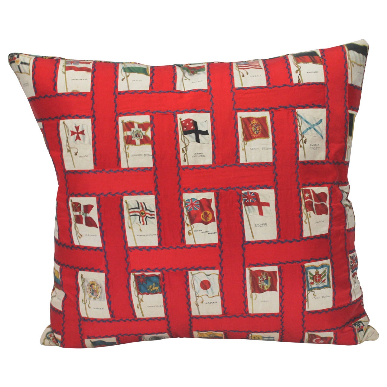 19th Century Cigar Silk Premium Handmade Pillow