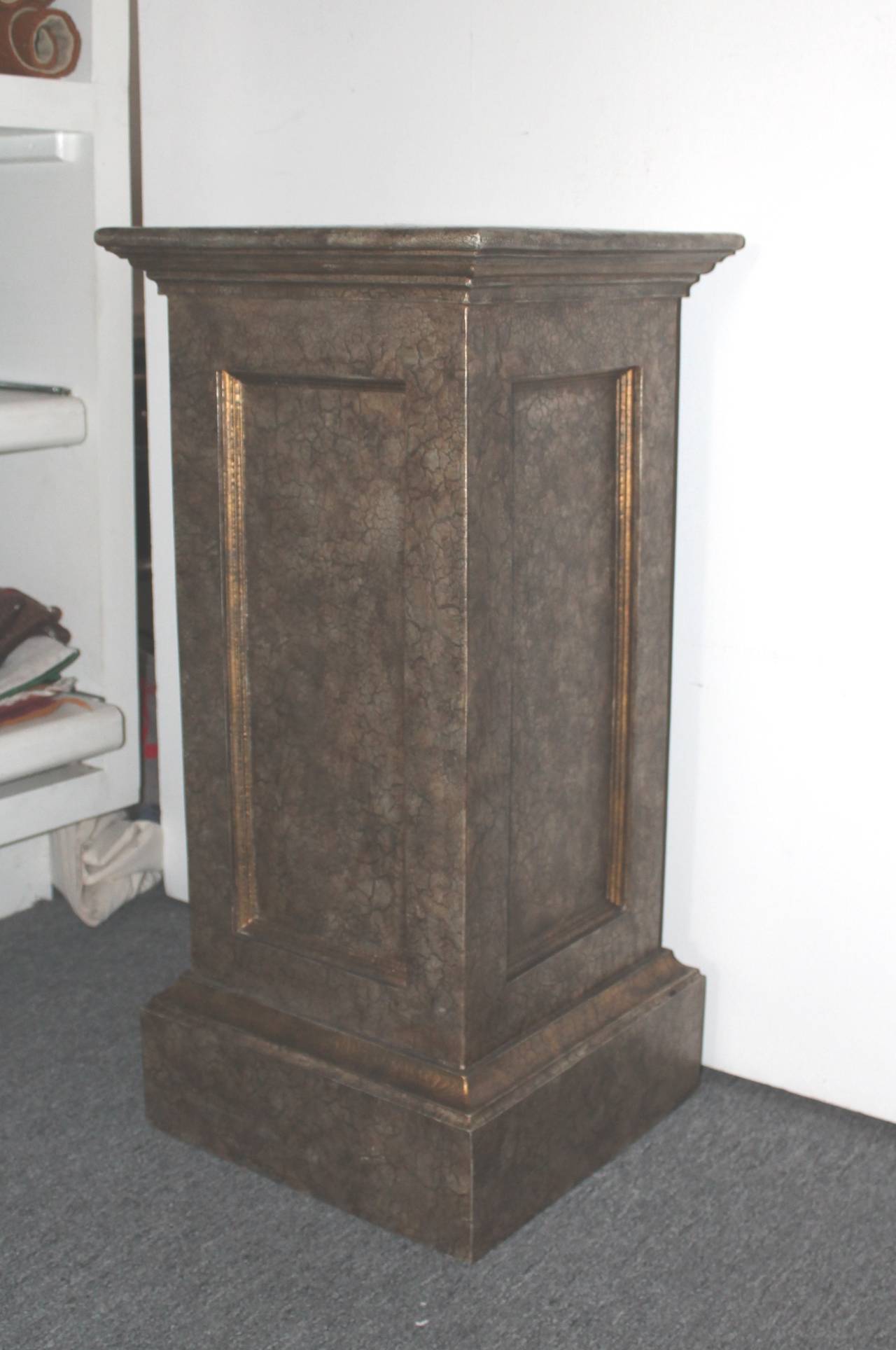 19th Century Pedestal in Original Painted Surface 1