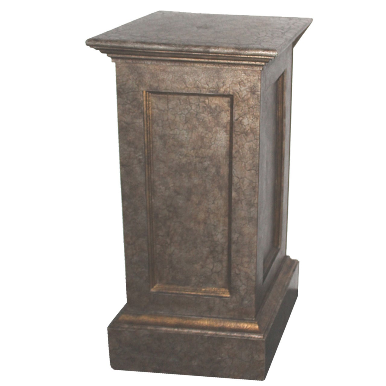 19th Century Pedestal in Original Painted Surface