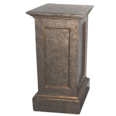 Antique 19th Century Pedestal in Original Painted Surface