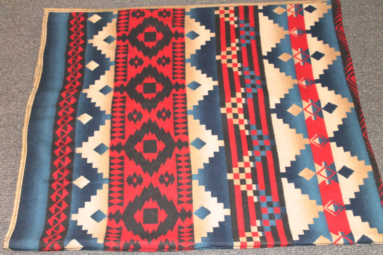 Adirondack Rare Patriotic Beacon, Indian Design Camp Blanket