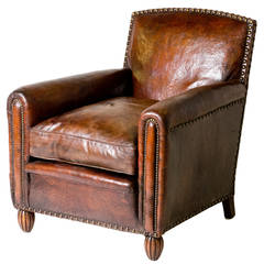 Leather Club Chair