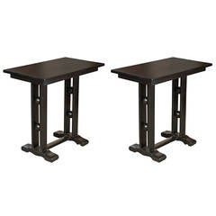 Black Side Table