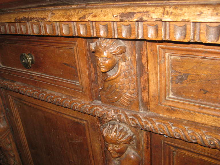 Baroque 18th Century Italian Cabinet For Sale