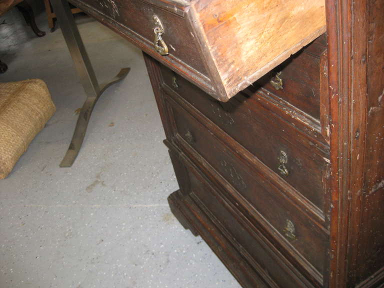 Walnut 19th C Tuscan Commode For Sale