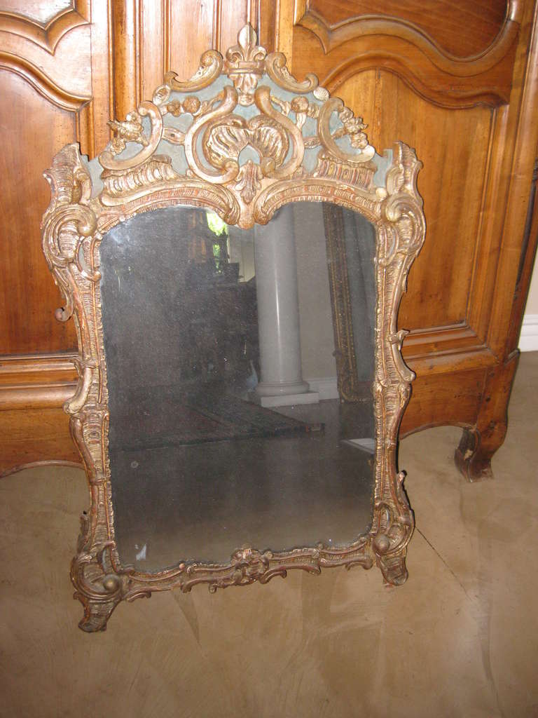 Baroque 19th Century French Mirror For Sale