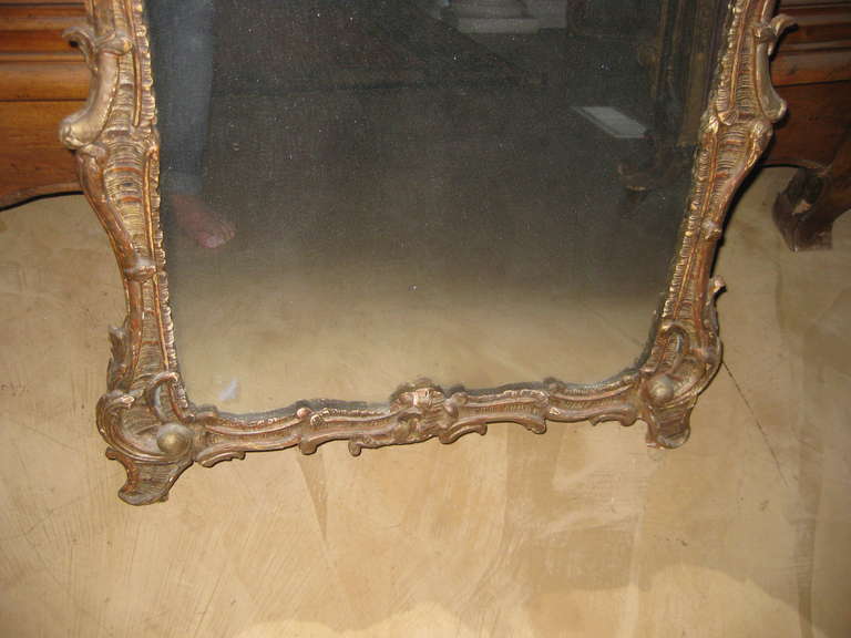 Wood 19th Century French Mirror For Sale