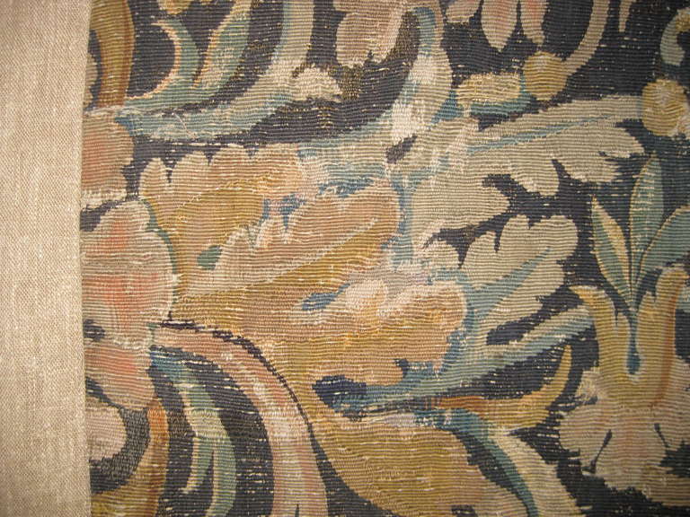 17th Century Tapestry Fragment Table Runner For Sale 1
