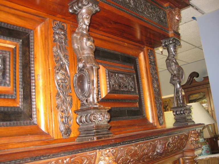 Rosewood Beautiful Antique Dutch  Cabinet For Sale