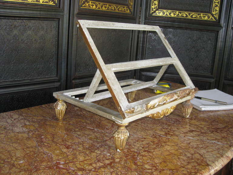 Painted 18th Century Italian Book Stand For Sale