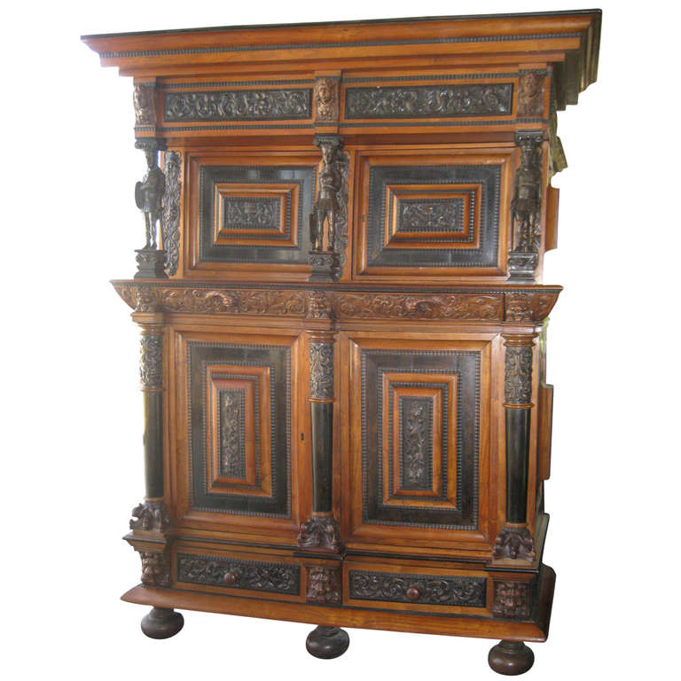 Beautiful Antique Dutch  Cabinet For Sale