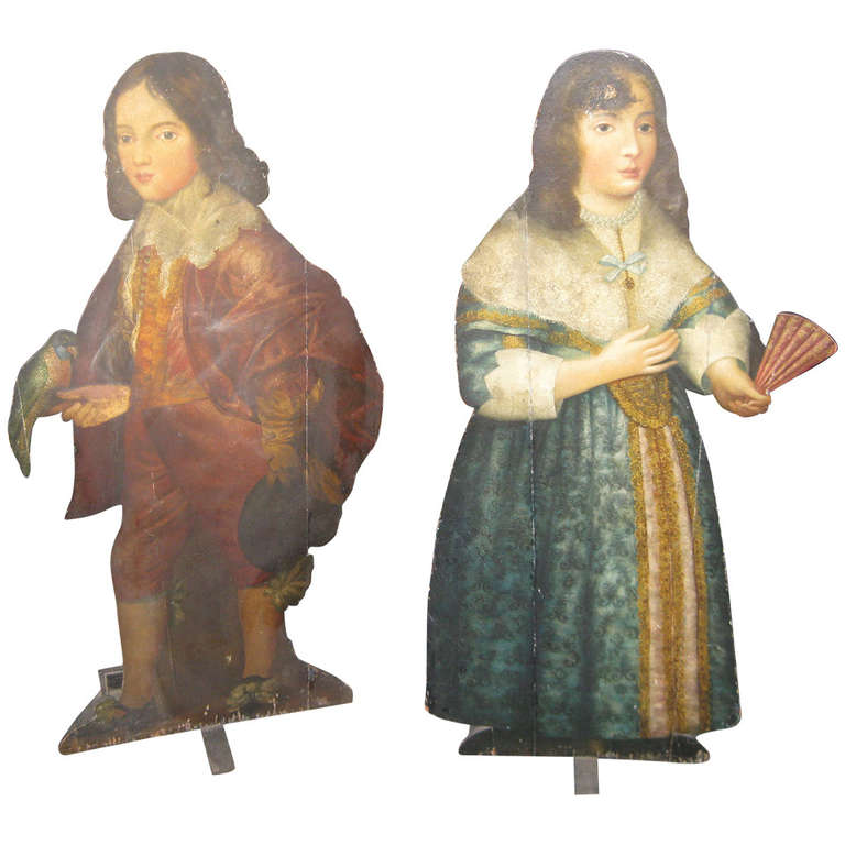 Pair of 19th Century English Dummy Boards For Sale