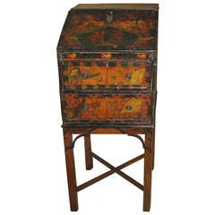 Antique Charming Painted  Desk on Stand