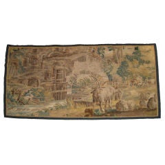18th Century Tapestry Fragment Wall Hanging 18th Century Tapestry Fragment Wall Hanging