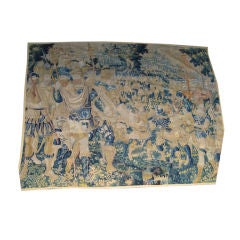 17th Century  Tapestry Fragment With Figures