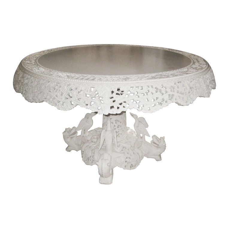 19th Century Anglo Indian Center Table For Sale