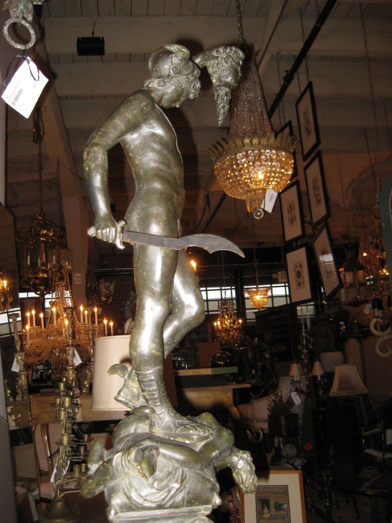 Grand tour bronze Perseus and medusa For Sale 1