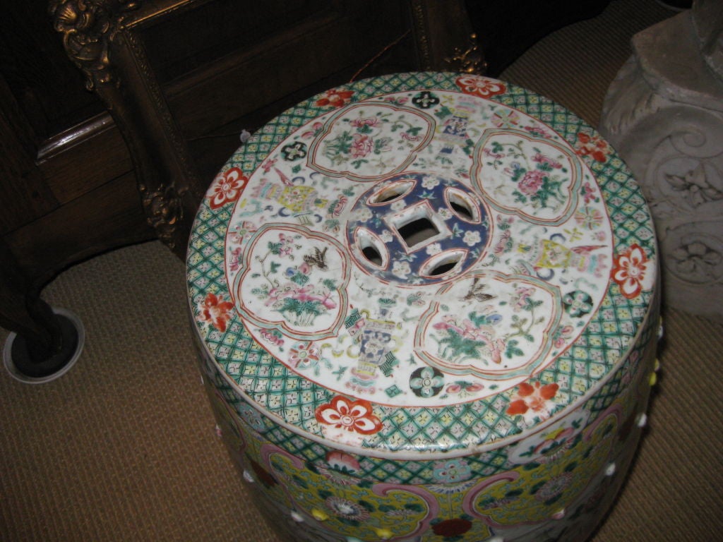 19th Century Antique Chinese Garden Seat For Sale