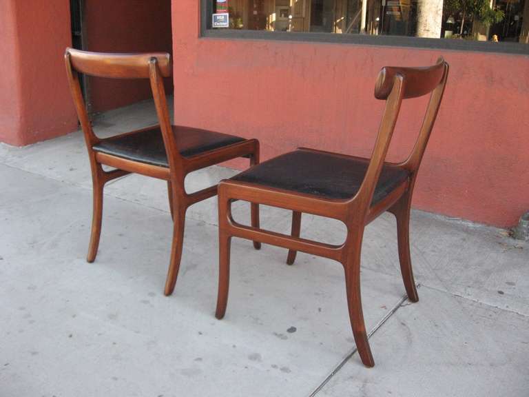 Set of Six Ole Wanscher Mid-Century Modern Danish Dining Chairs 1