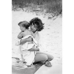 Photo by Mark Shaw-Jackie and Caroline Kennedy , Hyannis Port #2