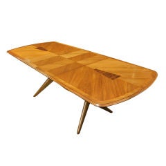 Argentine Mid-Century Modern Extendable Dining Table by Bonta