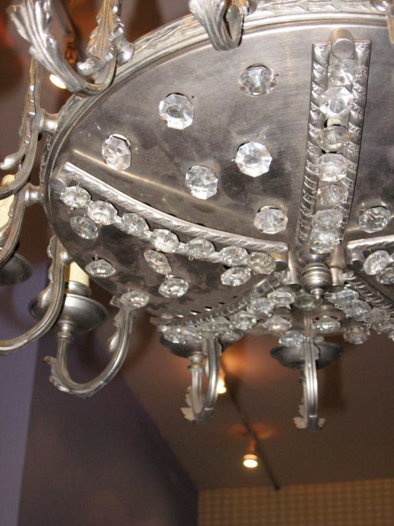 Argentine Mid-20th Century Fifteen-Arm Chandelier  For Sale 1