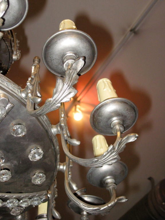 Argentine Mid-20th Century Fifteen-Arm Chandelier  For Sale 3