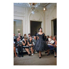 Mark Shaw - Christian Dior Couture Show-Paris, 1954 #1