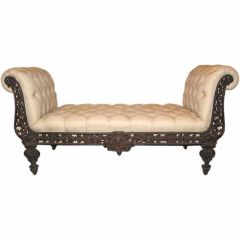 Wrought Iron Upholstered Day Bed