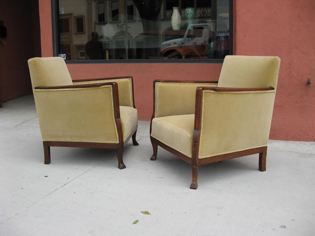 Pair of Swedish Art Deco/Moderne Armchairs 5