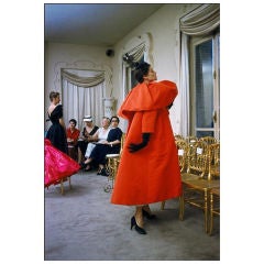 Photograph by Mark Shaw- Salon of Balenciaga- Paris, 1954 #1