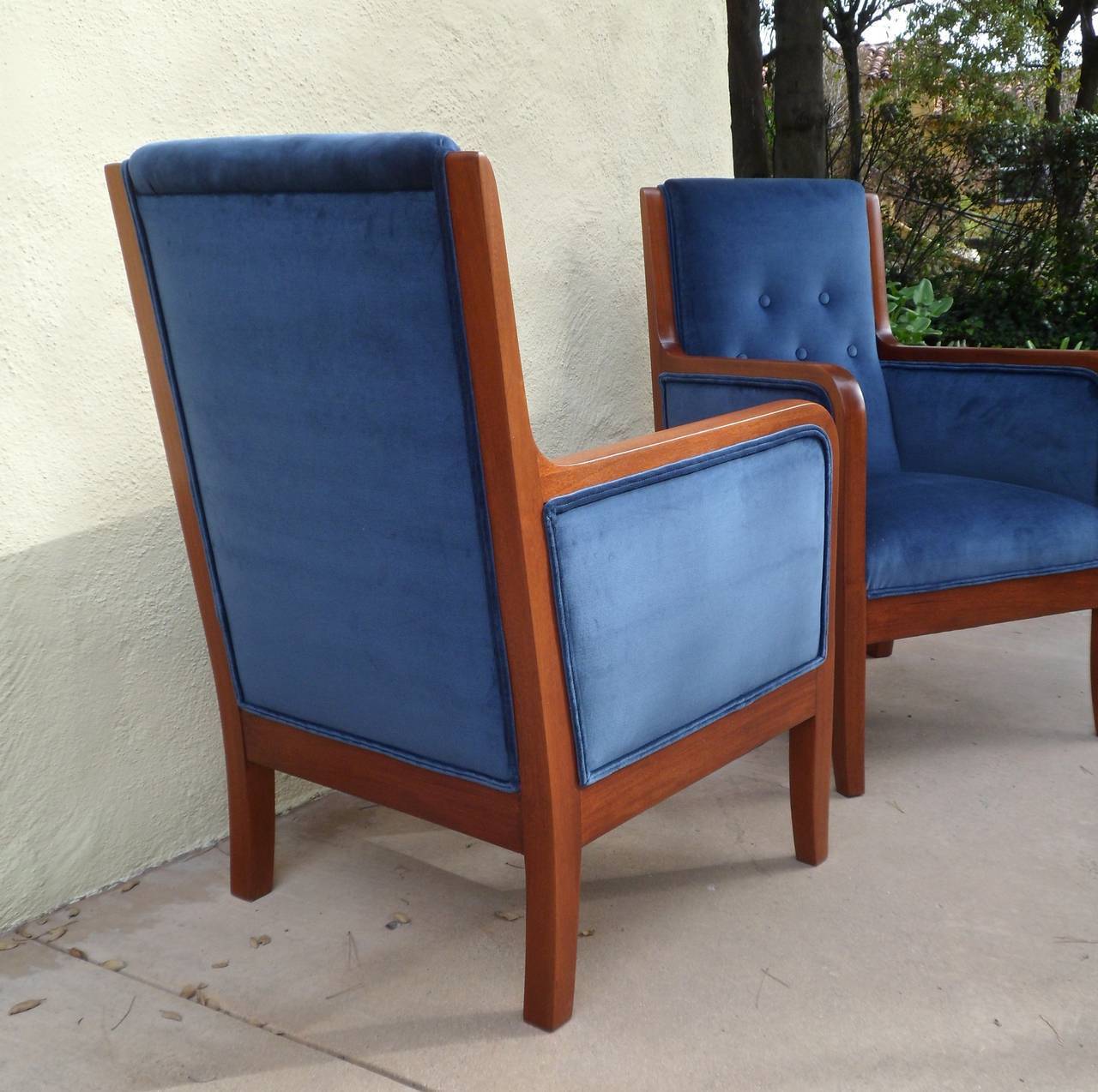 Early 20th Century Pair of Small Scale Swedish Art Deco Armchairs, circa 1920