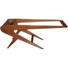 Argentine Mid-Century Modern "Mesita Relampago" Coffee Table