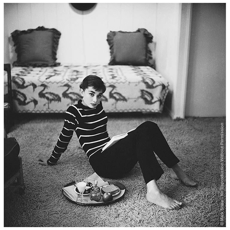 Mark Shaw Editioned Photo- Portrait of Audrey Hepburn # 50 For Sale