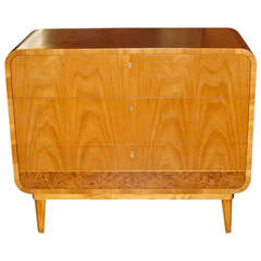 Swedish Mid-Century Modern Chest of Drawers by SMF