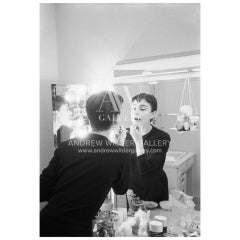 Mark Shaw Editioned Photo-Portrait of Audrey Hepburn #107