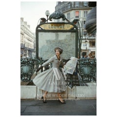 Mark Shaw Limited Edition Photo-Model at Louvre Metro-Paris