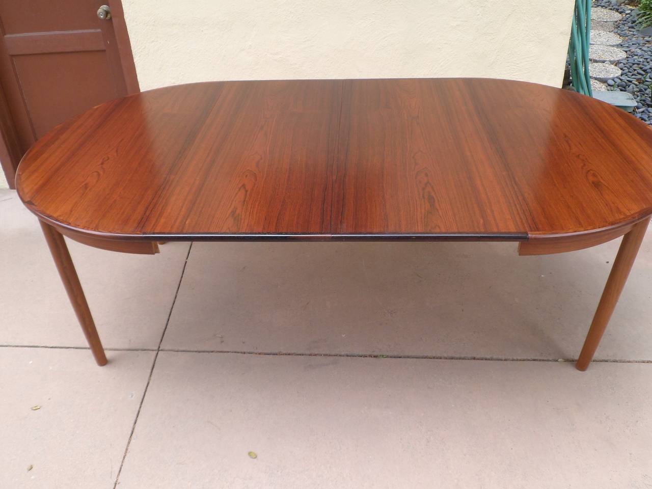 danish rosewood dining table