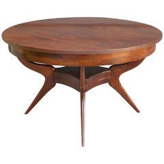 Argentine "Americano Functional" Extendable Dining or Game Table, circa 1950