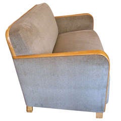 Swedish Art Moderne Sofa in Golden Elm