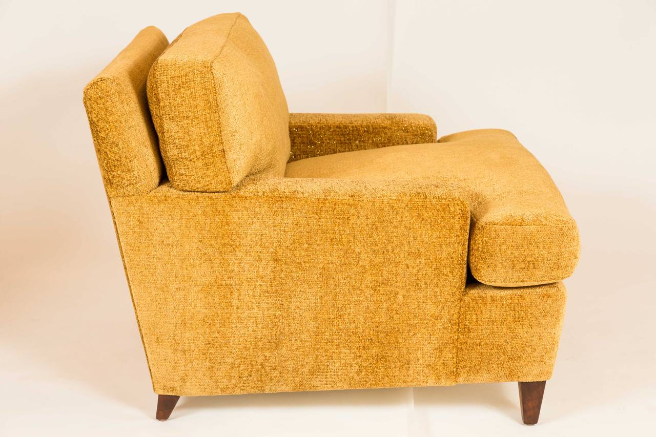 American Seniah Club Chair and Ottoman by Billy Haines
