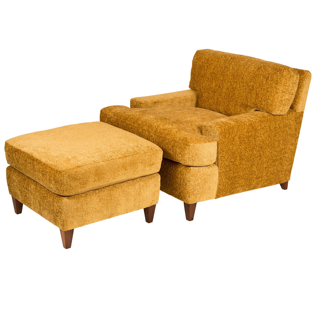Seniah Club Chair and Ottoman by Billy Haines
