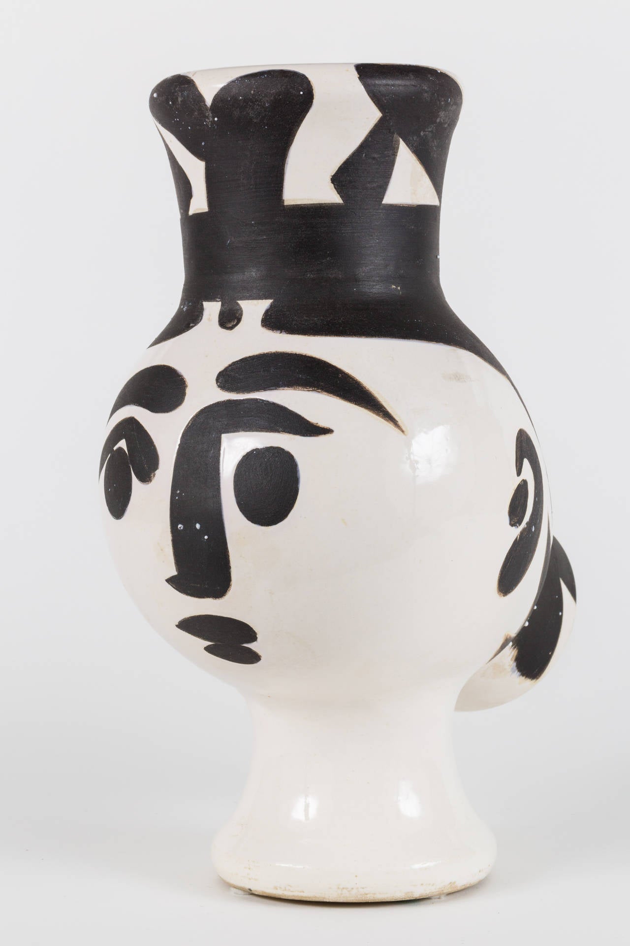 French Chouette Femme or Owl Woman Vase by Picasso for Madoura Ceramics, No. 119