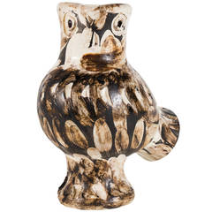 Chouette or Wood Owl by Picasso, Madoura Pottery, Ramie #604
