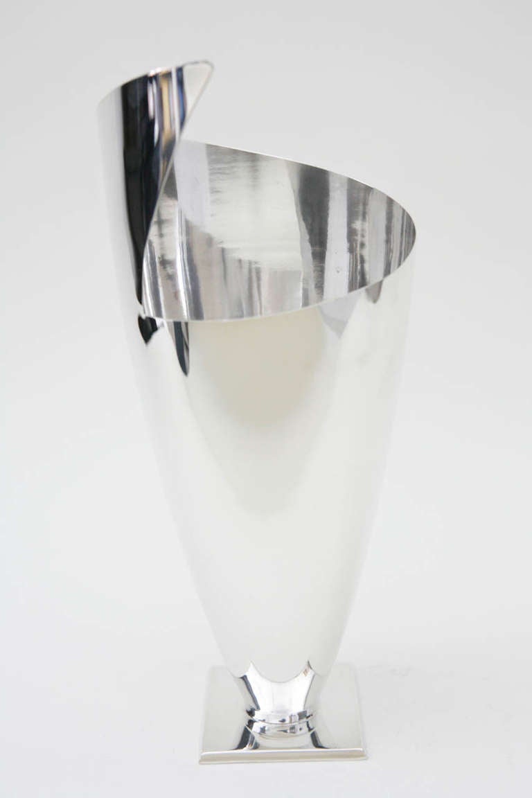 Silver Plate "Wing" Vase by Elsa Rady for Swid Powell