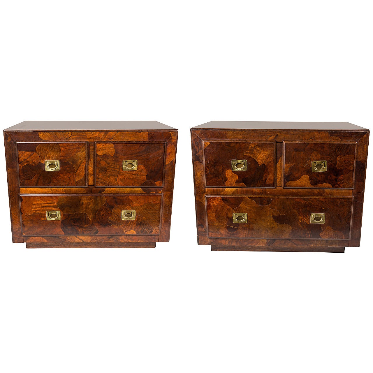 Pair of Bedside Chests by American of Martinsville