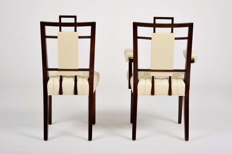 Set of 10 Superb and Rare Dining Chairs by William Haines In Excellent Condition In Palm Desert, CA