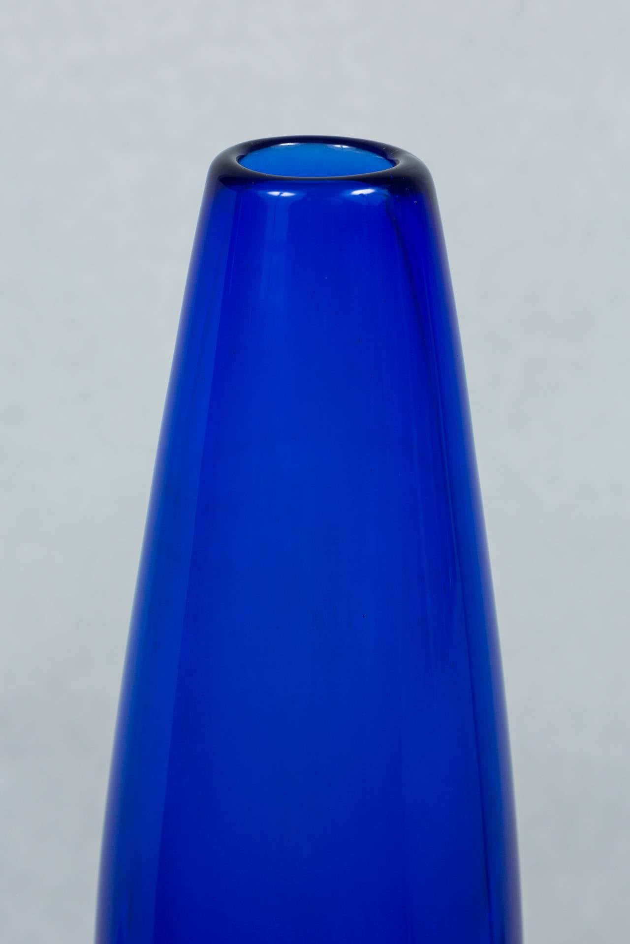 Tall Murano Sommerso Vase