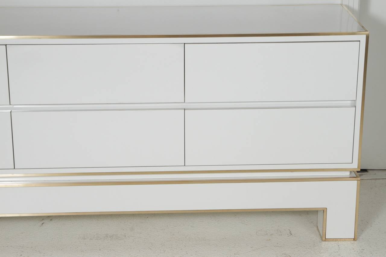 Moderne French Large Chest of Drawers by Alain Delon for Maison Jansen In Good Condition In Palm Desert, CA