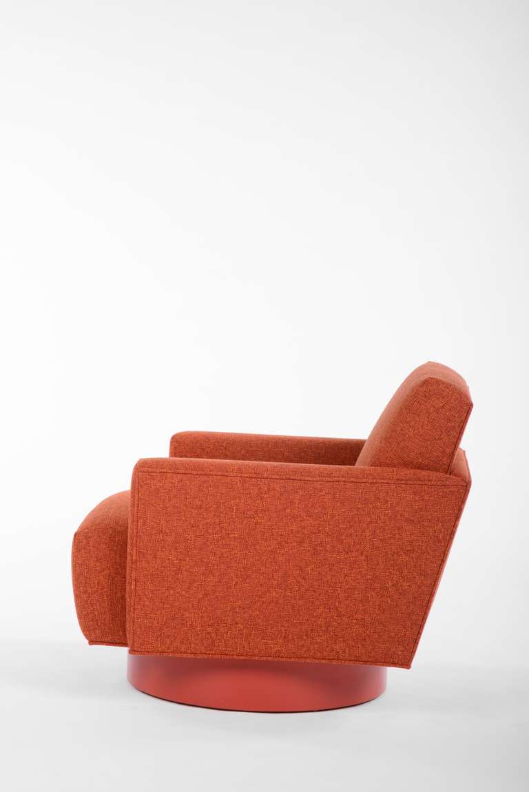 Swiveling Seniah Armchair by William Haines In Excellent Condition In Palm Desert, CA